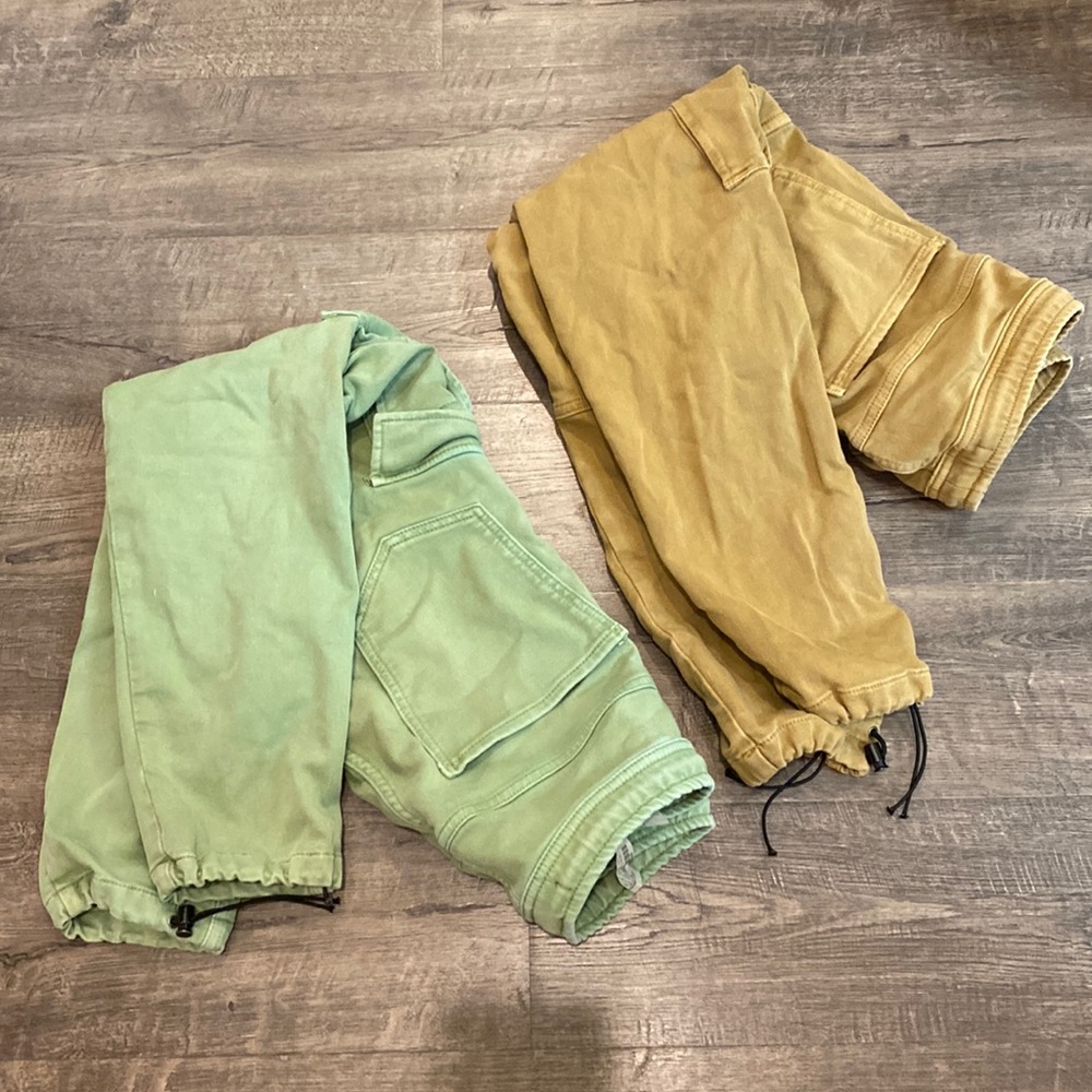 2 Zara Jogger Fitted Pants. Good Condition, both size Small